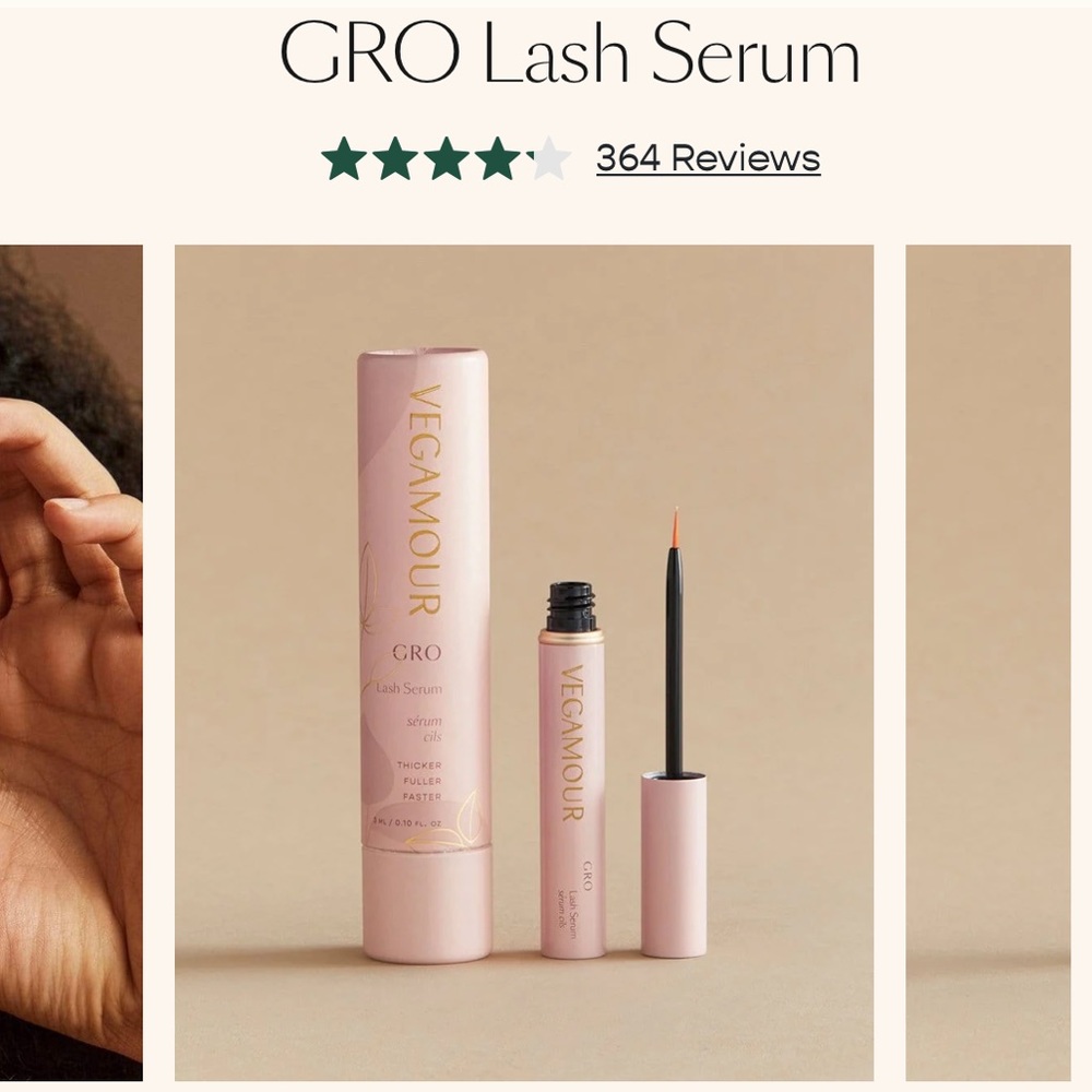 SOLD Sealed VEGAMOUR LASH GRO SERUM best seller / safe / vegan full size